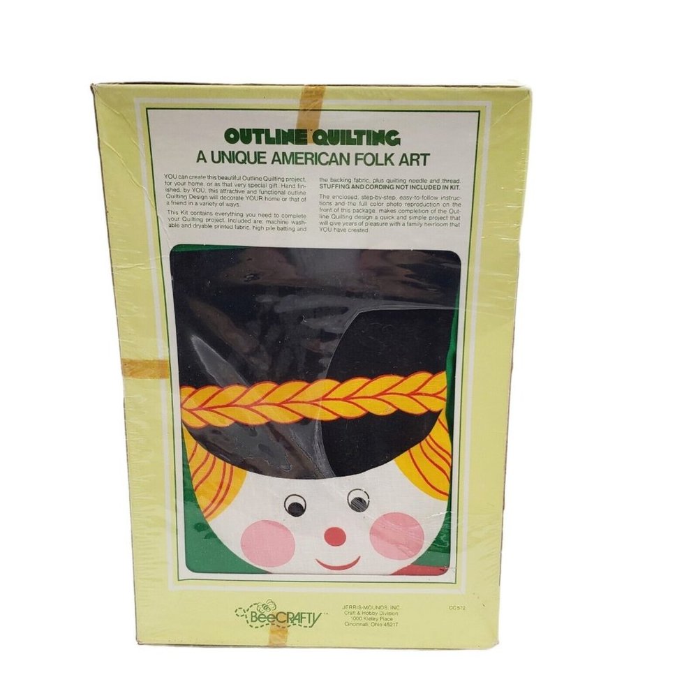 Vintage Christmas Soldier Stocking Christmas Bee Crafty‎ Outline Quilting Kit